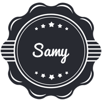 Samy badge logo