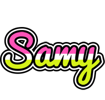 Samy candies logo