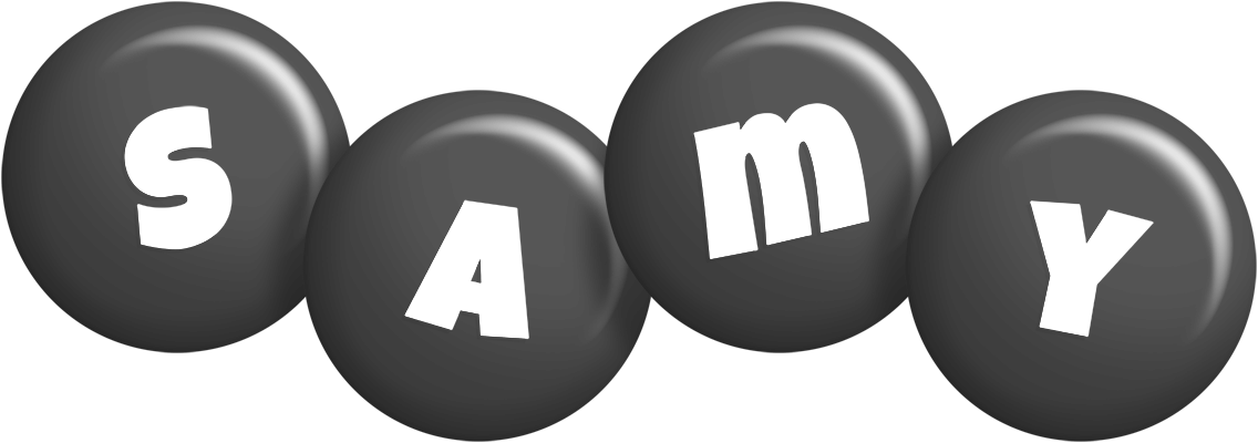 Samy candy-black logo