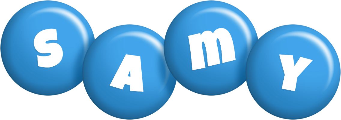 Samy candy-blue logo