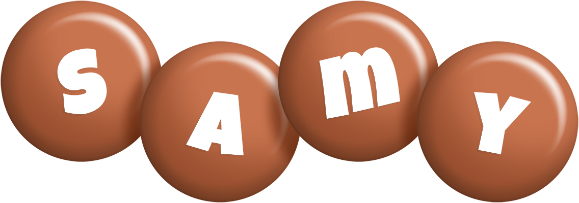 Samy candy-brown logo