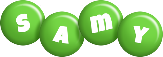 Samy candy-green logo