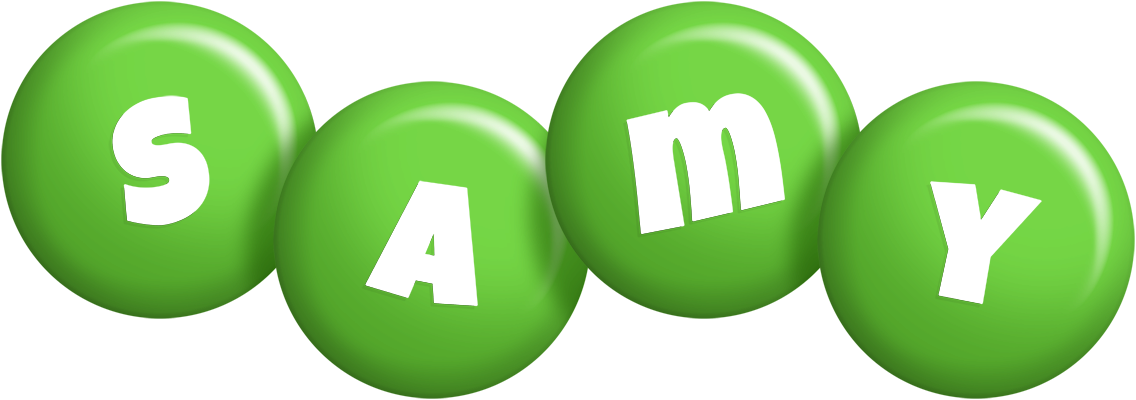 Samy candy-green logo