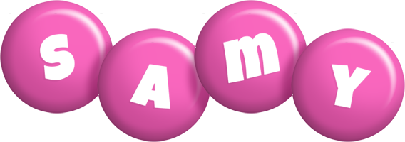 Samy candy-pink logo