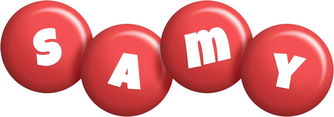 Samy candy-red logo