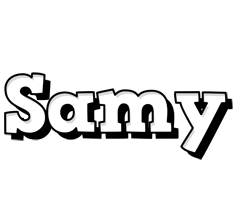 Samy snowing logo