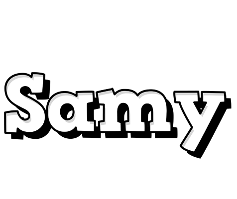 Samy snowing logo