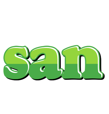 San apple logo