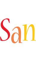 San birthday logo