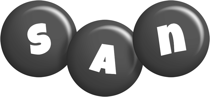 San candy-black logo