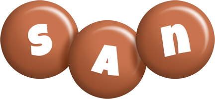 San candy-brown logo