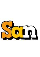 San cartoon logo