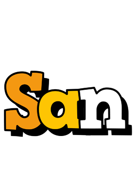 San cartoon logo