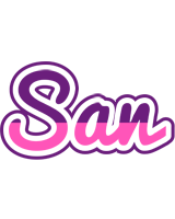 San cheerful logo