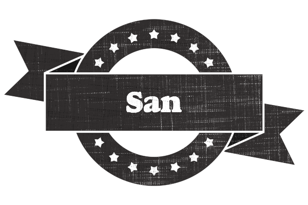 San grunge logo