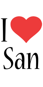 San i-love logo