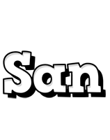 San snowing logo