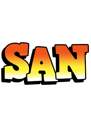 San sunset logo