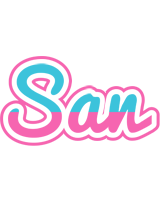 San woman logo