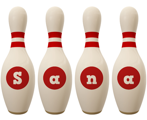 Sana bowling-pin logo