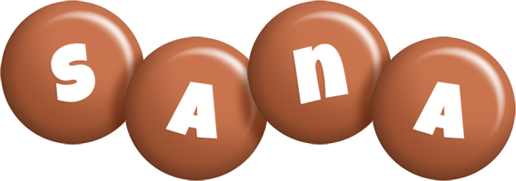 Sana candy-brown logo