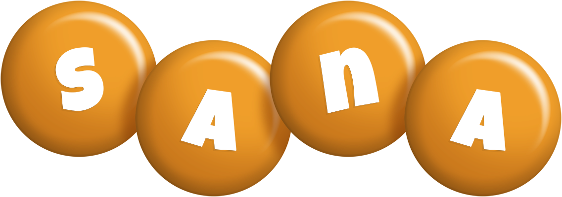 Sana candy-orange logo