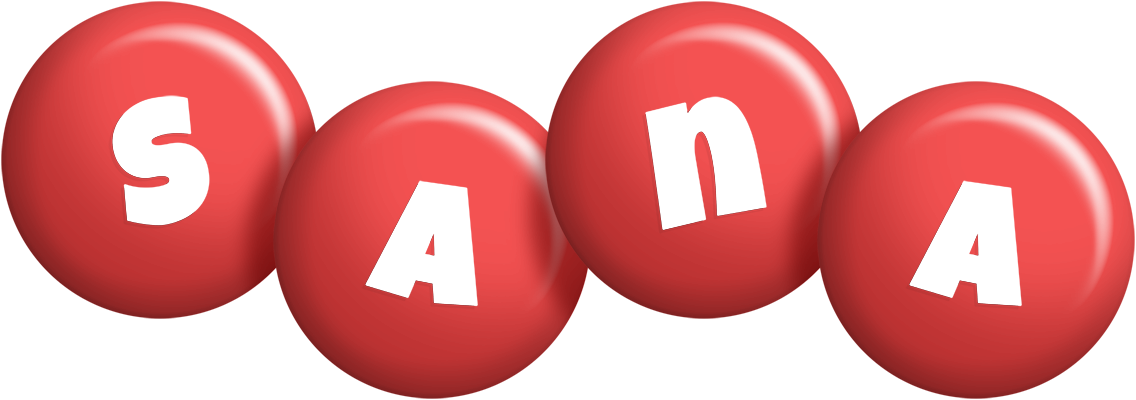 Sana candy-red logo
