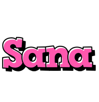 Sana girlish logo