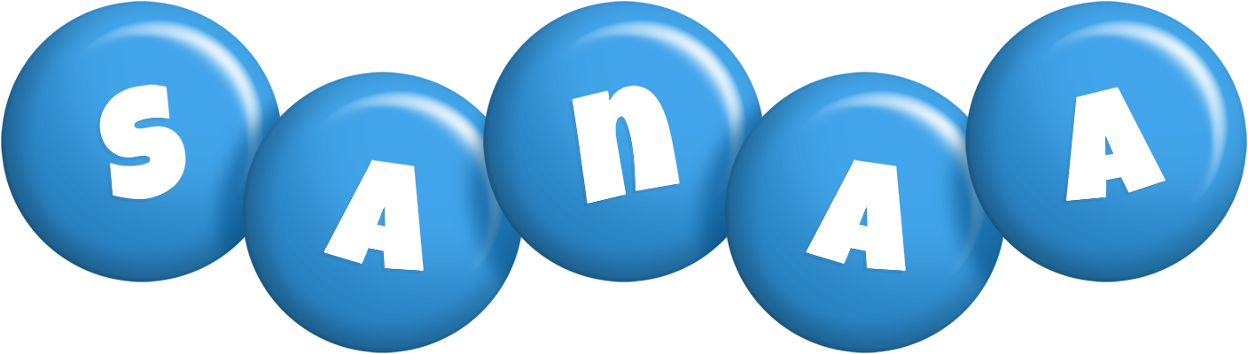 Sanaa candy-blue logo