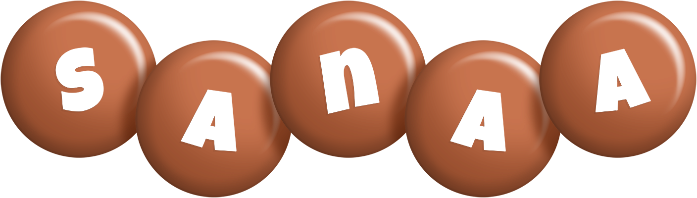 Sanaa candy-brown logo