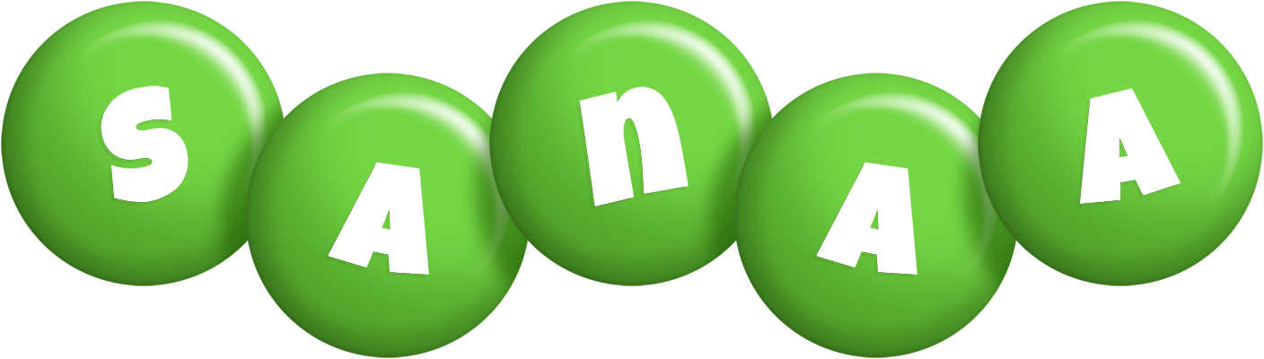 Sanaa candy-green logo