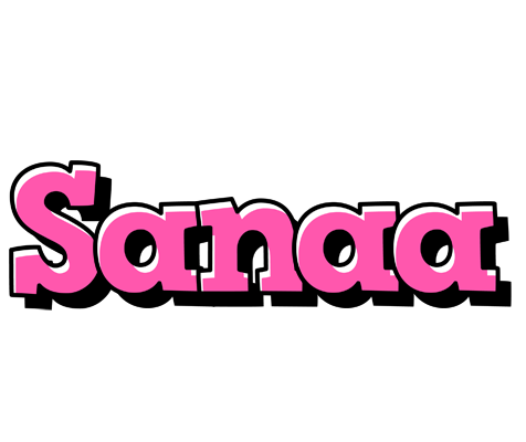 Sanaa girlish logo