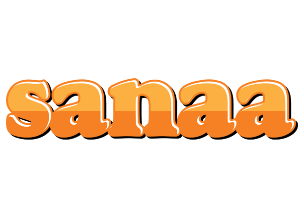 Sanaa orange logo