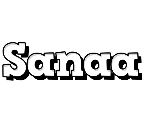 Sanaa snowing logo