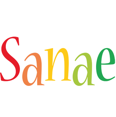 Sanae birthday logo