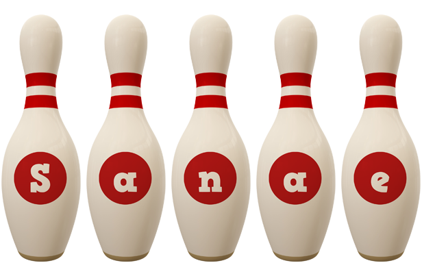 Sanae bowling-pin logo