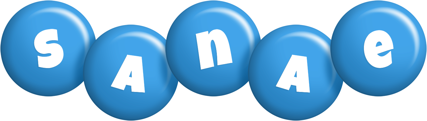 Sanae candy-blue logo