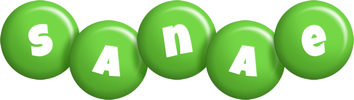 Sanae candy-green logo