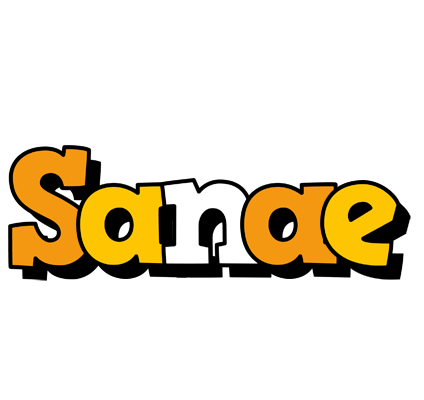 Sanae cartoon logo
