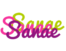 Sanae flowers logo