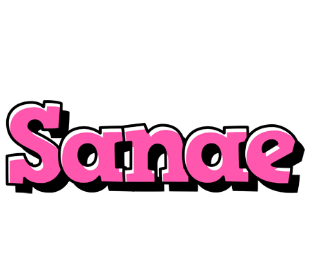 Sanae girlish logo
