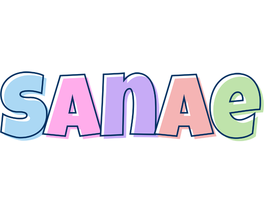 Sanae pastel logo
