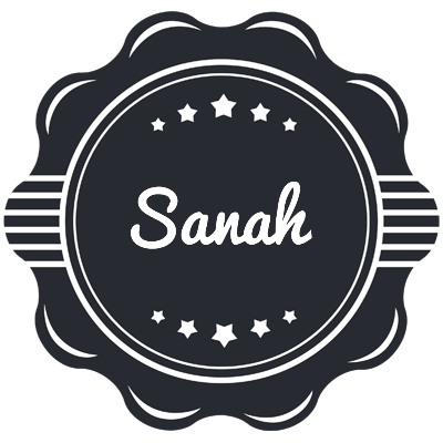 Sanah badge logo
