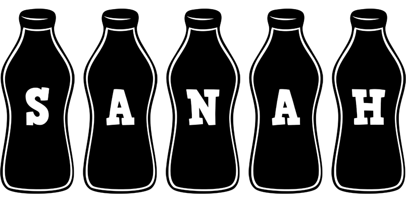 Sanah bottle logo