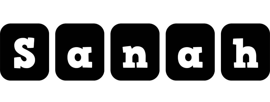 Sanah box logo