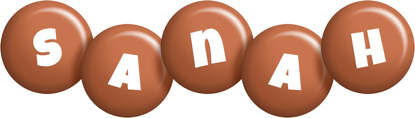 Sanah candy-brown logo