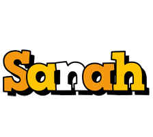 Sanah cartoon logo