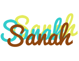 Sanah cupcake logo