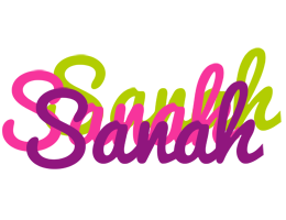 Sanah flowers logo