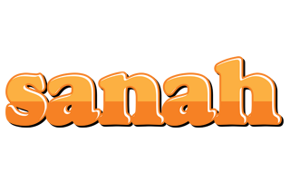 Sanah orange logo